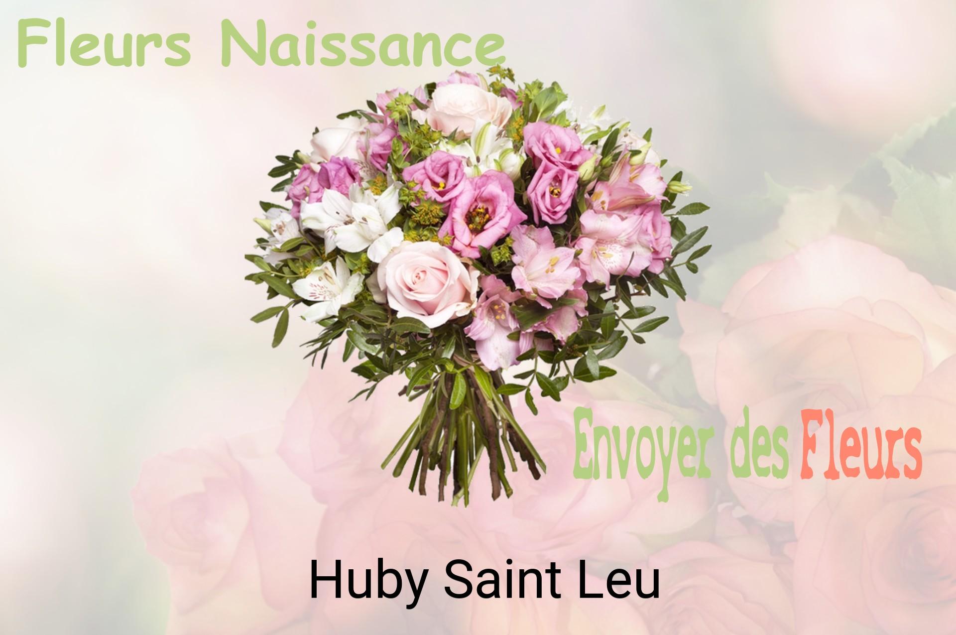 Bouquet de fleurs de naissance livré à Huby-Saint-Leu