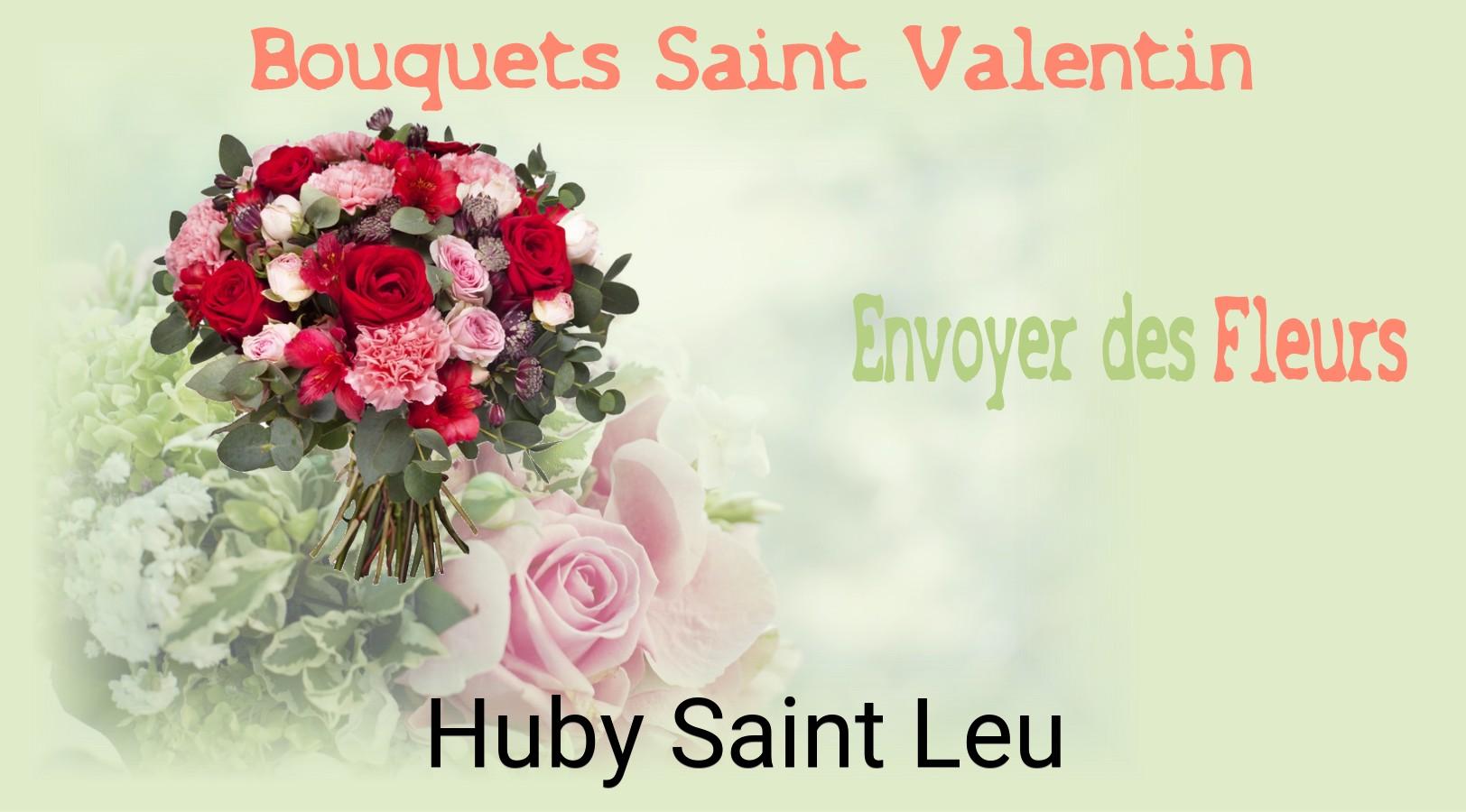 Roses de Saint-Valentin livrées à Huby-Saint-Leu